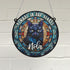 Cat Black Memorial Stained Glass Effect Suncatcher